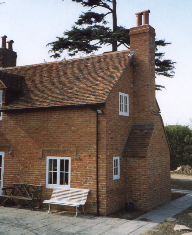 Typical use of reclaimed bricks